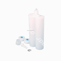 Seringue double baril en plastique PP 2:1 de 400 ml, nouvelle seringue en plastique pour distribution de colle/adhésif UV