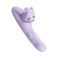 Kaninchen-Vibrator G-Punkt-Vibration Dildo Klitoris-Stimulator Schwing-Heizfunktion Saug-Orgasmus Erwachsenen-Sexspielzeug für Frauen und Paare