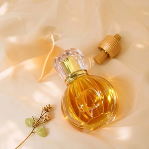 Cao Cấp Sang Trọng Bí Ngô Hình Dạng 50Ml Rõ Ràng Thanh Lịch Rỗng Pha Lê Nước Hoa Phun Chai Thủy Tinh Lưỡi Lê Với Nắp - Product Image 3