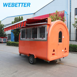 WEBETTER street mini <span class=keywords><strong>remorque</strong></span> alimentaire mobile petit chariot <span class=keywords><strong>de</strong></span> restauration rapide mobile pour café et glace à vendre - Product Image 3