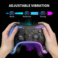 Manette de jeu sans fil SUNDI pour téléphone portable PC LED Joysticks Gamepad pour console N-Switch Switch/Lite/OLED Pro Android IOS
