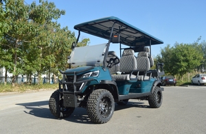 Voiturette <span class=keywords><strong>de</strong></span> golf électrique tout-terrain Club Car 6 places, moteur AC 3,5 kW, batterie au lithium, à <span class=keywords><strong>vendre</strong></span>, navette <span class=keywords><strong>de</strong></span> station balnéaire, couleur des moyeux <span class=keywords><strong>de</strong></span> roues - Product Image 5