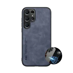 Voor Iphone 15 Case Schokbestendig Telefoonhoesje Man Zakelijke Auto Mobiele Telefoon Lederen Super Klassieke 2023 Populaire Designer Telefoon