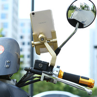360 Rotation Aluminium Antichoc Étanche Moto Support de Téléphone Portable Support de Vélo Support de Vélo Support de Téléphone Portable
