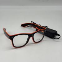 Gafas LED para fiestas |   Accesorios de Fiesta Ecológicos, Transparentes, Multicolores y de Diferentes Estilos, Alimentados por Pilas AA