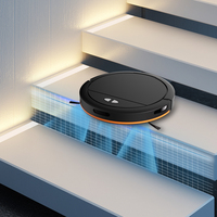 Alat Pel Lantai Grosir 3 in 1 Terlaris Daya Hisap Tinggi Robot Penyapu Lantai Vacuum Cleaner Robot untuk Rumah Tangga Tuya Robot Vacuum