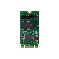 Kartu Jaringan Ethernet Empat Kecepatan 2.5GBASE-T Port Tunggal Internal M.2 B+M I225-T1, ROHS, Tersedia