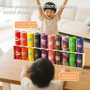Jeux de table, jouets pour <span class=keywords><strong>enfants</strong></span>, jeu de bouteilles à devinettes, jeu éducatif et énigmes de bouteilles colorées - Product Image 2