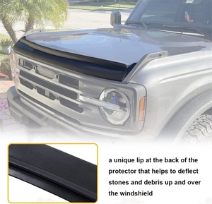 Protection de capot LED 18W pour Ford Bronco 2021-2024 2/4 portes - Badlands/Wildtrak/Everglades Protection de capot avant contre les pierres - Product Image 5