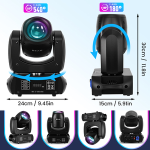 Projecteurs LED mobiles <span class=keywords><strong>mini</strong></span> RGBW 4-en-1 super lumineux 120W, DMX512/activation sonore, indice de protection IP33, intensité variable, pour KTV/mariages, blanc chaud - Product Image 2