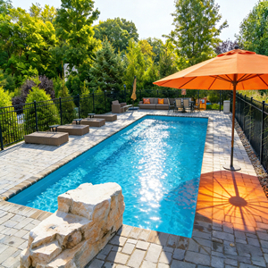 Piscine rectangulaire préfabriquée haut de gamme, faible entretien, grande piscine enterrée, ODM personnalisée - Product Image 5