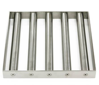 Grille magnétique rectangulaire en terres rares de qualité sanitaire, filtre magnétique monocouche 400 mm x 400 mm