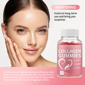 LIFEWORTH collagene 60 Gummies con vitamina C, zinco e biotina idrolizzato collagene peptidi integratore per la salute della pelle - Product Image 3