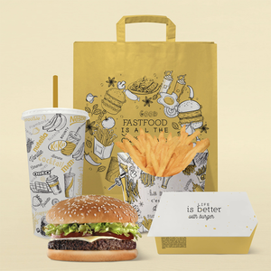 Precio razonable Reciclado para llevar Comida rápida Corrugado Kraft Contenedor Embalaje <span class=keywords><strong>Big</strong></span> <span class=keywords><strong>Burger</strong></span> <span class=keywords><strong>Box</strong></span> - Product Image 4