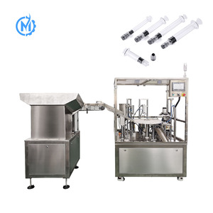 Machine <span class=keywords><strong>de</strong></span> <span class=keywords><strong>remplissage</strong></span> automatique <span class=keywords><strong>de</strong></span> seringues préremplies sous vide à aiguille en plastique <span class=keywords><strong>de</strong></span> 3 ml, 5 ml, 10 ml - Product Image 1