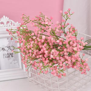 Flor Artificial de Gypsophila Blanca de Alta Calidad con Tacto Realista de 52 cm, Moderna y Ecológica para Decoración de Bodas - Product Image 5