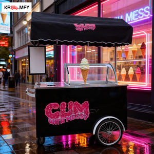 2025 Hot Pizza Oven Tricycle Freezer <b>For</b> <b>Sale</b> Burger Snacks <b>Trolley</b> Ice Cream Food Cart - Product Image 5