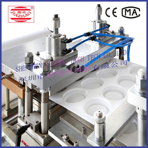 Machine automatique de découpe de tranches de blister en plastique formage sous vide PE PP PS PET machine de fabrication de couvercle de tasse à crème glacée café thermoformeur - Product Image 3