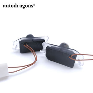 Autodragons GLC Mirror Puddle Light Custom <span class=keywords><strong>logo</strong></span> AMG WING <span class=keywords><strong>B</strong></span> GLE Car Carpet Lamp for C E GT50 SLK R172 Model 2012 - Product Image 5