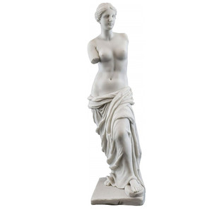 Statue de Milo, en résine polyrésine naturelle, résine, résine Papier peint de marbre moulé à froid, Premium, 11 pouces Garde-tête de qualité, british Museum - Product Image 1