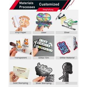 Pegatinas de Vinilo Impermeables, Papel con Diseño Gótico, Absurdo, de Cuentos de Hadas, Nuevas Pegatinas Troqueladas para Equipaje, Diario, Estilo Oscuro - Product Image 6