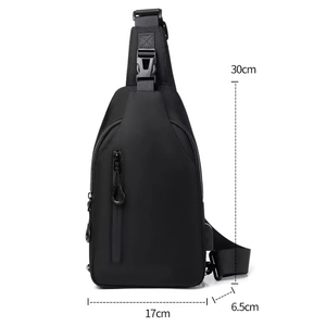 New Style USB Charging Port Waterproof Wear Resistant Anti Theft Sling Single Shoulder Crossbody <strong>Chest</strong> <strong>Bag</strong>