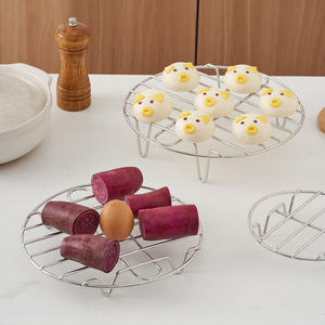 Fjb ตะแกรงนึ่งสแตนเลสสำหรับหม้อหุงข้าว ไข่ หมั่นโถว จานนึ่งผัก ใช้ในครัวเรือน เป็นมิตรกับสิ่งแวดล้อม - Product Image 2