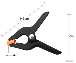 A-Loại Kẹp Cho Ảnh Studio Kim Loại Và PVC Mùa Xuân Kẹp Clip Phụ Kiện Nền Cho Nhiếp Ảnh - Product Image 4