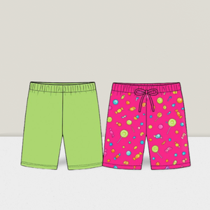 Pantalones cortos de motociclista para niña, hechos a mano para un uso acogedor y un estilo flexible que brindan practicidad y un aspecto moderno - Product Image 2