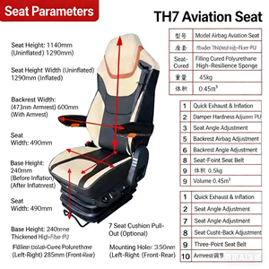 Fábrica de Origen de Asientos para Camiones TH7, Bolsas de Aire para Aviación, Suspensión Neumática y una Gama Completa de Modelos Básicos - Product Image 2