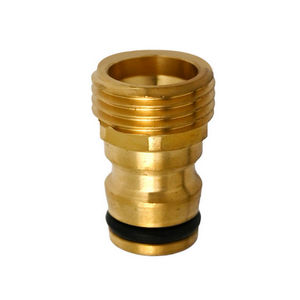 3/4 Male <b>Quick</b> Coupling <b>Connector</b> Brass Garden Hose Fitting 5.6 Cm Length - Product Image 1