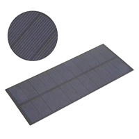 Mini panneau de chargeur solaire 6V avec lumières LED 2.5W 2.2W 2W 5.5V 5V 400mA PCB polycristallin bricolage jouets solaires de type N