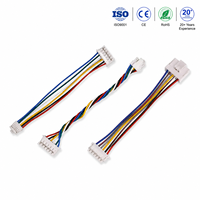Konektor OEM ODM Custom JST Molex TE 4.2 Pitch Wire Harness untuk Kabel Elektronik PVC/PBT Sepeda Motor Mobil