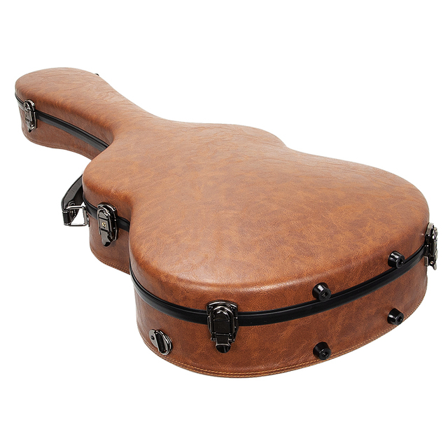 Wholesale PVC Fiberglass Classical/Acoustic Guitar Case OEM Acceptable