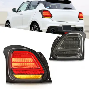 Luz trasera LED modificada arcaica para Suzuki Swift 2017 - 2020 con giro secuencial Swift 2018 luz trasera luces traseras de repuesto