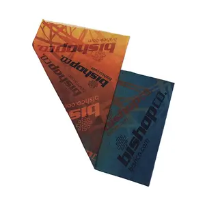 Custom Logo Recycled Silk Screen Fabric Multifunctional Bandanas for Adults