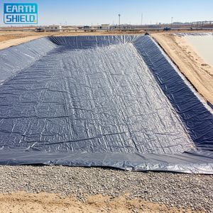 แผ่นใยสังเคราะห์ HDPE สำหรับป้องกันน้ำรั่วไหล หนา 0.5 มม. ถึง <span class=keywords><strong>3</strong></span>.0 มม. ป้องกันรังสียูวี เป็นมิตรกับสิ่งแวดล้อม อายุการใช้งาน 50 ปี เหมาะสำหรับบ่อปลา บ่อเก็บน้ำ และเขื่อน - Product Image 1