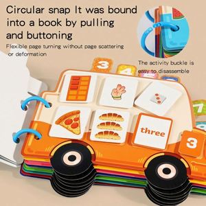 Livre de puzzle pour enfants, idéal pour l'apprentissage en déplacement, préscolaire, maternelle, comptage des nombres de 1 à 10 - Product Image 5