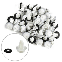 Ensemble de Rivets de vis de coffre en plastique 100 * garde-boue de pare-chocs de voiture pour Clips de fixation automatique
