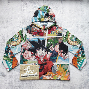 Anime Woven Tapestry <strong>Hoodie</strong> Blanket Tapestry Anime Cartoon Rugs Men's Heavyweight Cotton Trendy Unlined Hoodies - Product Image 4