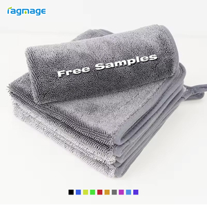 Serviettes en microfibre en vrac, serviette de <span class=keywords><strong>voiture</strong></span> en microfibre 40x40, séchage rapide, serviette magique pour le nettoyage et le séchage des voitures, mélange 70/30 - Product Image 1