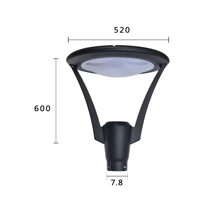 DAWN — lampe led OEM ODM, puissance 85-285v, 30/40/50/60w, éclairage de jardin en aluminium moulé, Installation facile, décoration