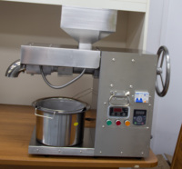 Presse à huile de cacahuète, d'olive et de sésame de 30 kg/h, extracteur d'huile commercial pour la production d'huile comestible HJ-T80