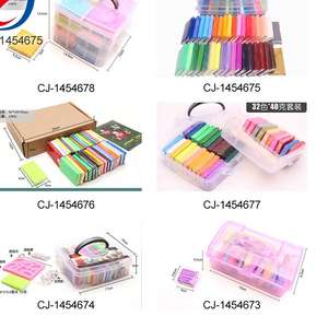 ชุดทำโมเดลดินเหนียวโพลิเมอร์36สีชุดทำขนมพร้อมเครื่องมือและกล่องของเล่นคริสต์มาสที่เหมาะสำหรับเด็ก - Product Image 2