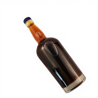 Bouteille en verre vide pour boissons, usage industriel, vin de fruits, fabrication artisanale, aromathérapie, couvercle hermétique, distribution en gros, W020