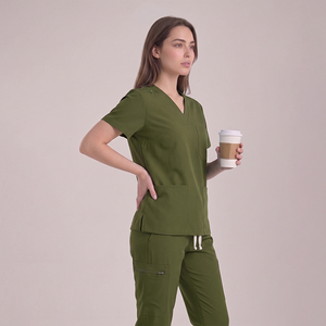 Conjuntos de Uniformes Médicos Personalizados para Mujer, Material Grueso, Uniformes para el Sector Salud, Ropa de Trabajo para Hospital, Servicio OEM de Alta Calidad - Product Image 4