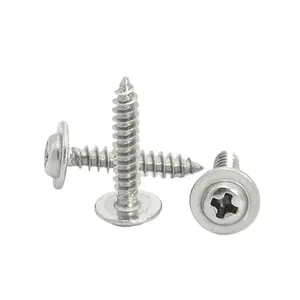 Bolts Manufacturers Customised Cross Recessed Pan Round Head Screws For Plastic Cross With Cushion Self Tapping Screw