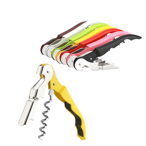 Cá nhân đôi bản lề rượu vang mở chai gỗ và Kẽm hợp kim bồi bàn của <span class=keywords><strong>corkscrew</strong></span> với phong cách quà tặng để loại bỏ nắp chai - Product Image 1