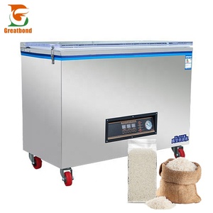 Machine d'emballage sous vide commerciale Zk-1000 à chambre unique profonde en acier inoxydable pour l'emballage de riz, de noix et de briques alimentaires - Product Image 1