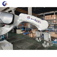 Robot industrial de 6 ejes de acero de soldadura robótica de vigas metálicas con controlador